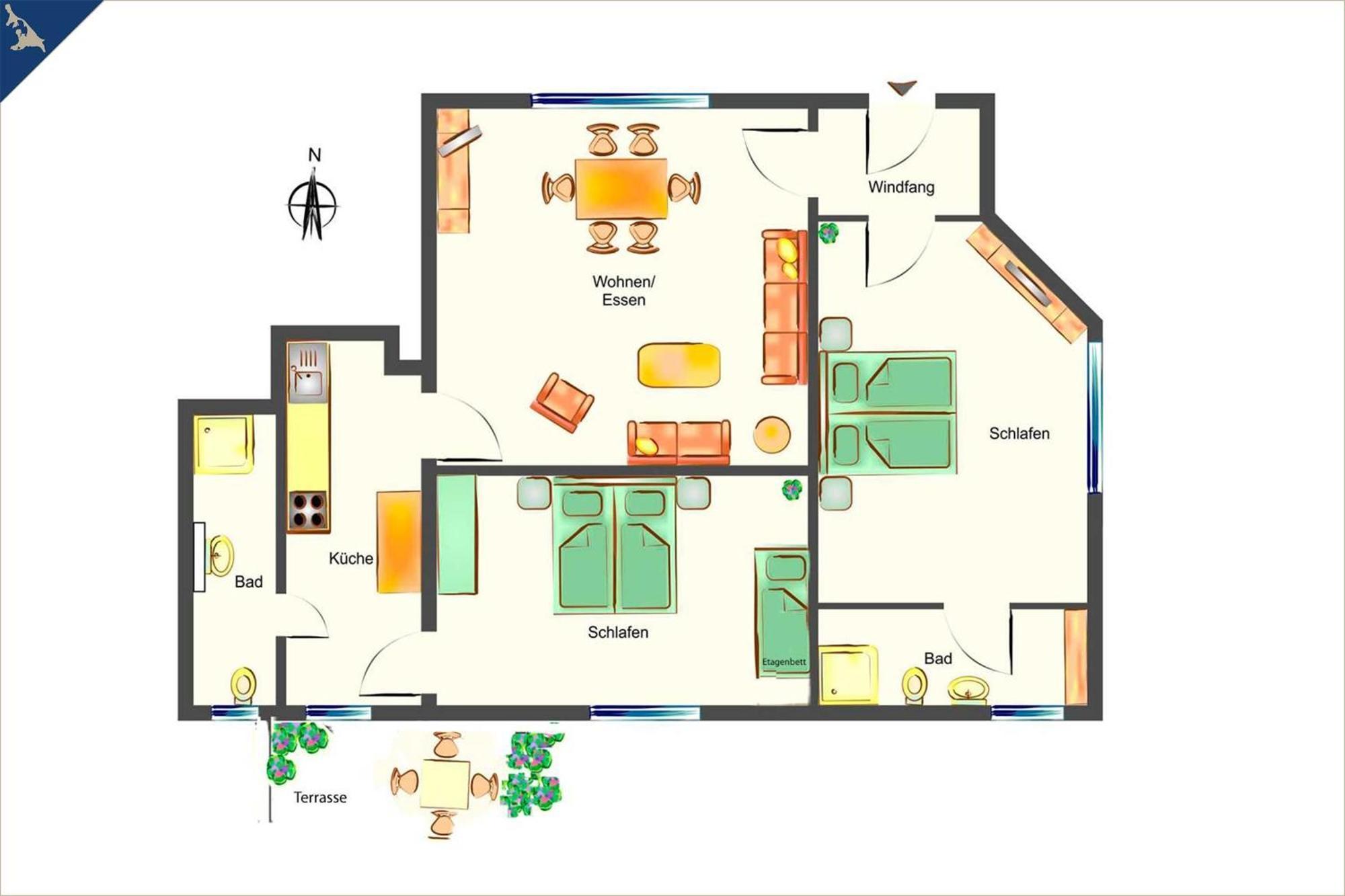 Schulstr. 2, Ahlbeck Whg Am Park Apartman Heringsdorf  Kültér fotó